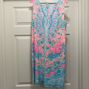 Lilly Pulitzer sleeveless dress. Size 8. Worn one time.